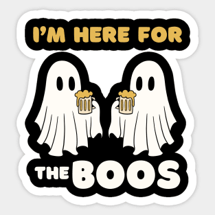 Funny Ghost Pun Sticker